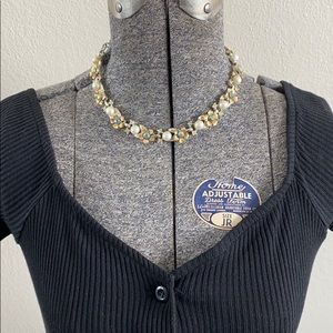 Vintage Flower Chocker Necklace